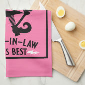 Schoonmoeder weet het best theedoek (Quarter Fold)