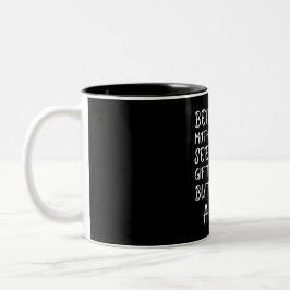 Schoonmoeder zijn lijkt een cadeau genoeg tweekleurige koffiemok