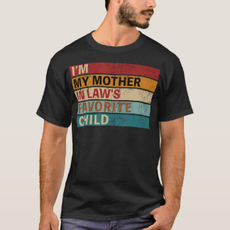 Schoonmoeders favoriete kind voor schoonzoon schoo t-shirt