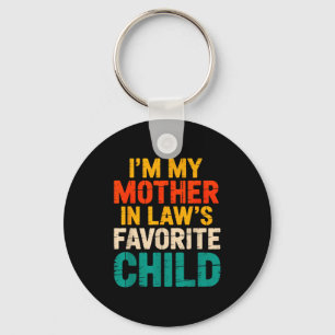 Schoonmoeders favoriete kind voor zoon T-shirt Sleutelhanger