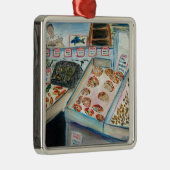 Schoonplaats voor zeehonden (Pike Place - Seattle, Metalen Ornament (Rechts)