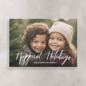 Schoonste Feestdagen Moderne Volledige Foto Script Feestdagenkaart