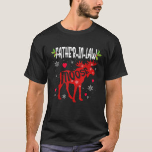 schoonvader eland hart kerst familie t-shirt