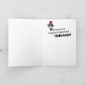 schoonvader en hisses Halloween Kaart (Binnen)