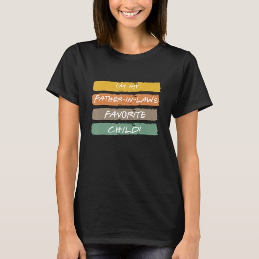 schoonvader favoriet kind, grappig grafisch t-shirt (Voorkant)
