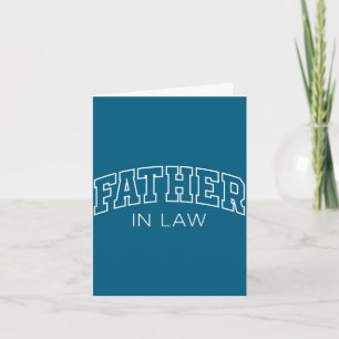 Schoonvader grappig atletisch lettertype vader kaart