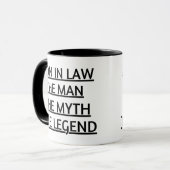 Schoonzoon De Man De Mythe De Legende Mok (Voorkant links)