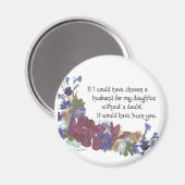 Schoonzoon geschenk magneet (Voorkant / Achterkant)