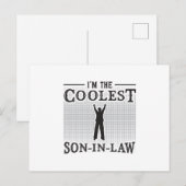 schoonzoon Geweldige vader wet rechtszaak grappig  Briefkaart (Voorkant / Achterkant)