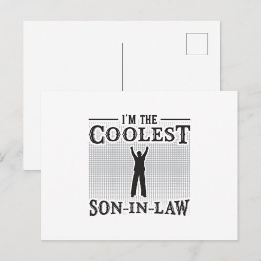schoonzoon Geweldige vader wet rechtszaak grappig  Briefkaart (Voorkant / Achterkant)