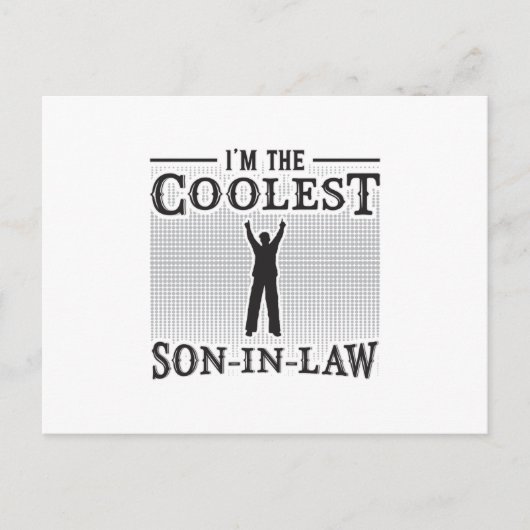 schoonzoon Geweldige vader wet rechtszaak grappig  Briefkaart (Voorkant)