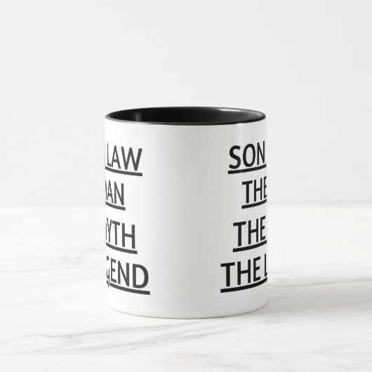 schoonzoon het Man de mythe de legende Mok (Midden)