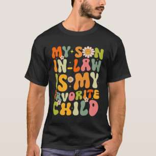 schoonzoon is mijn favoriete kind retro groovy gra t-shirt
