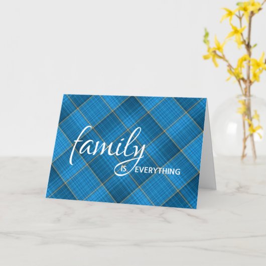 Schoonzoon is Plaid Verjaardag Kaart (Gele Bloem)