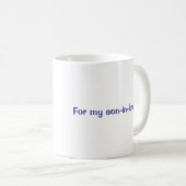 Schoonzoon Keramische Gift Koffie Mok (Voorkant rechts)