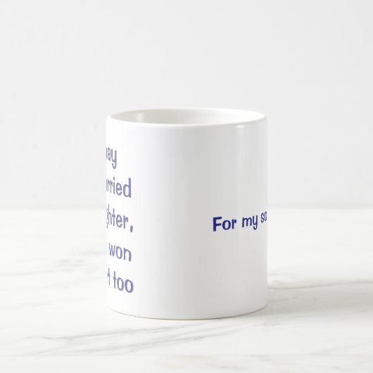 Schoonzoon Keramische Gift Koffie Mok (Center)