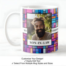 Schoonzoon, Naam, Boodschap, Foto, Mozaïek Mok C50