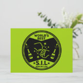 Schoonzoon van de Wereld Feestdagenkaart (Staand voorkant)