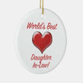 Schoonzoon van de Wereld Keramisch Ornament (Rechts)