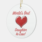 Schoonzoon van de Wereld Keramisch Ornament (Links)
