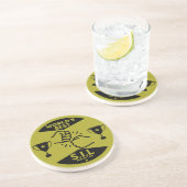 Schoonzoon van de Wereld Zandsteen Onderzetter (Zijkant)