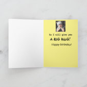 Schoonzoon Verjaardag Grappig Chagrijnig Meisje Zw Kaart (Binnen)