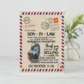 Schoonzoon | Voor mijn lieve schoonzoon van moeder Kaart (Staand voorkant)