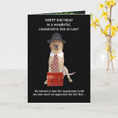 Schoonzoon/Zwager Kaart (Gele Bloem)