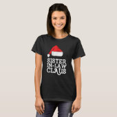 Schoonzus Claus Grappig bijpassend kerstfeest T-shirt (Voorkant volledig)