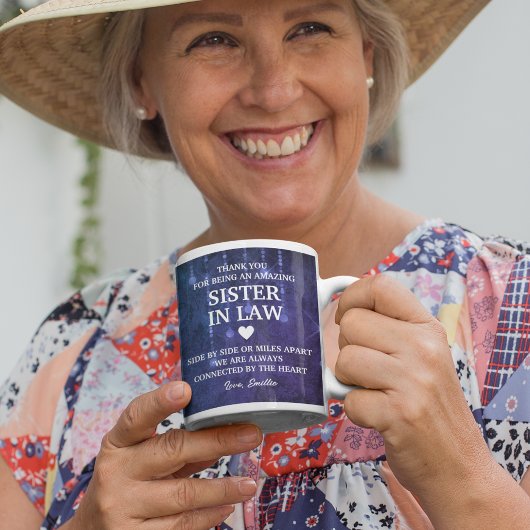 schoonzus dank u oprechte boodschap aangepaste koffiemok