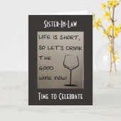 "SCHOONZUS" JE VERDIENT DE BESTE VERJAARDAG KAART (Gele Bloem)