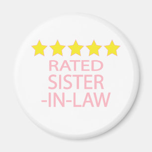 Schoonzus met vijf sterren magneet