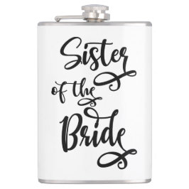 Schoonzus van de bruid heupfles