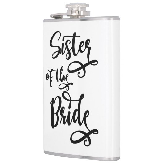 Schoonzus van de bruidegom heupfles (Links)