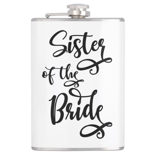 Schoonzus van de bruidegom heupfles (Voorkant)