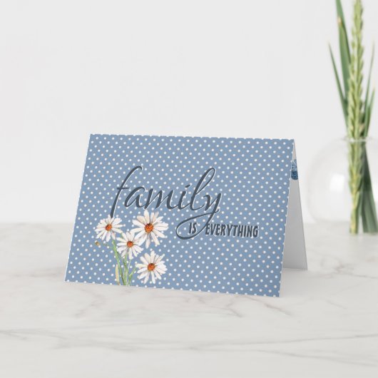 Schoonzus Verjaardag Daisy op stippen Kaart (Voorkant)