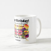 schoonzus verjaardag koffiemok (Voorkant rechts)