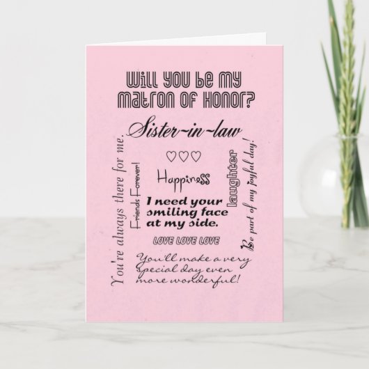 Schoonzus, word je getuige, Roze, (Voorkant)