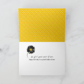 schoonzuster polka dot verjaardag kaart (Binnen)