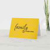 schoonzuster polka dot verjaardag kaart (Voorkant)