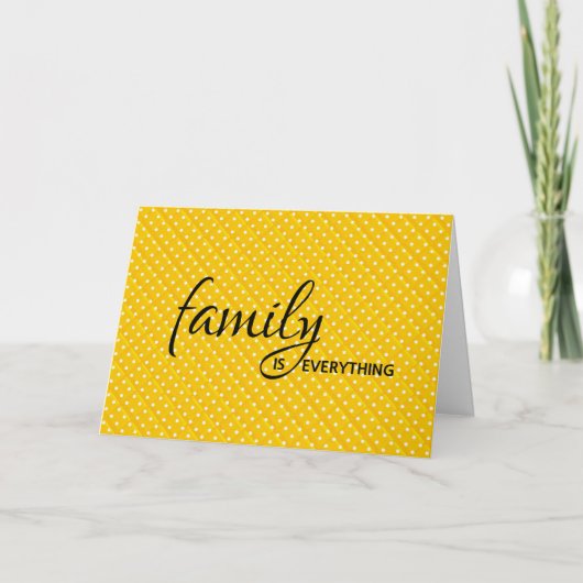 schoonzuster polka dot verjaardag kaart (Voorkant)