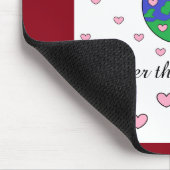 Schoop de wereld met liefde: muismat (Hoek)