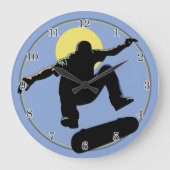 Schoorbordwandklok Grote Klok (Voorkant)