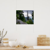 schoorsteen bovenaan bij het Grote Smoky-gebergte Poster (Keuken)