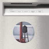 Schoorsteen en Watertoren (door Charles Demuth) Magneet (Insitu (Vaatwasser))