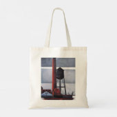 Schoorsteen en Watertoren (door Charles Demuth) Tote Bag (Achterkant)