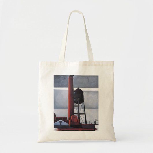 Schoorsteen en Watertoren (door Charles Demuth) Tote Bag (Voorkant)