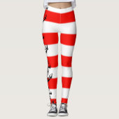 Schoorsteen gestreepte anker leggings (Voorkant)