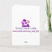 Schoorsteen Jezus Feestdagen Kaart (Achterkant)