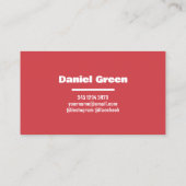 Schoorsteen & Open haard Services Visitekaartje (Achterkant)